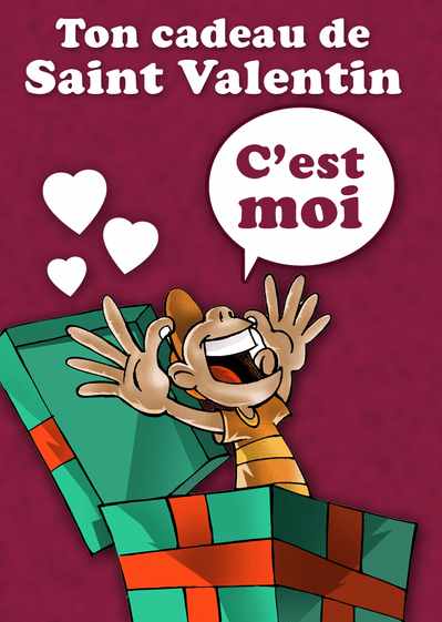 Carte Saint Valentin humour, envoyer cette carte ton 